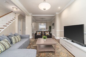 first floor TV area