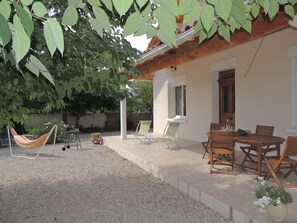 terrasse  avec jardin