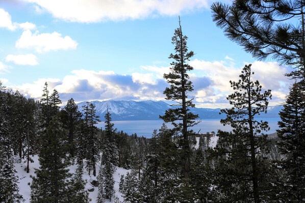 Wake up to gorgeous views of Lake Tahoe from the living room and master bedroom!