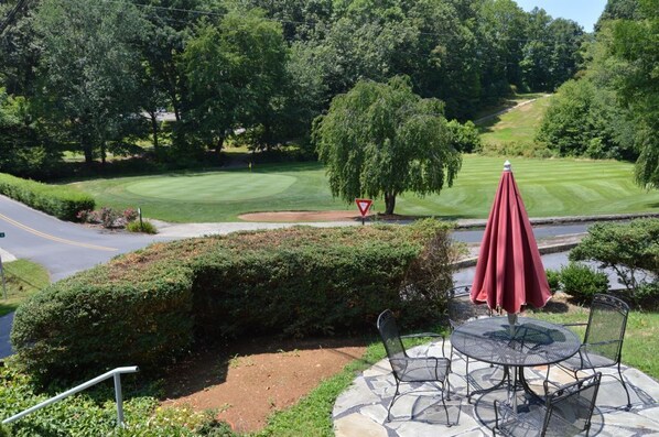 Patio looking out onto Course