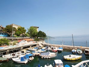 Water, Sky, Boat, Vehicle, Watercraft, Tree, Lake, Building, Boats And Boating--Equipment And Supplies, Plant