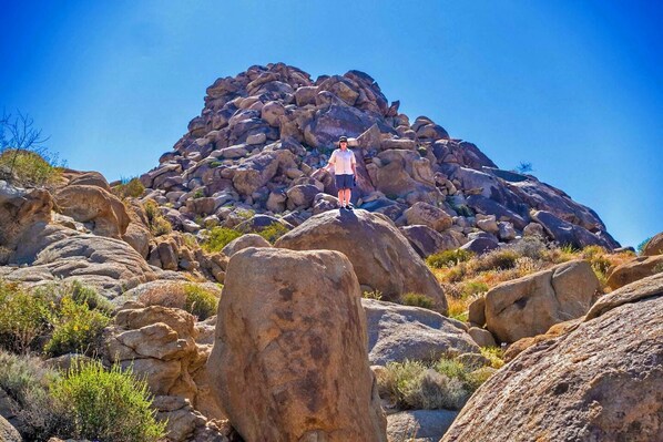 Climb on all the rocks you want.  It's endless!  
