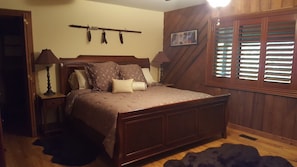 Master bedroom- King size bed