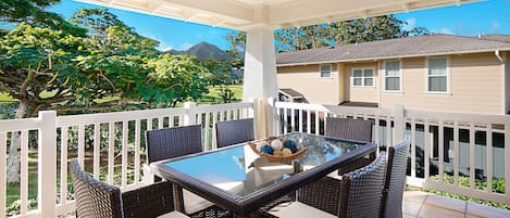 Plantation at Princeville Resort #921 - Dining Lanai View - Parrish Kauai