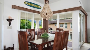 Plantation at Princeville Resort #921 - Dining Area & Lanai View - Parrish Kauai