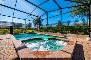 Pool and spa view