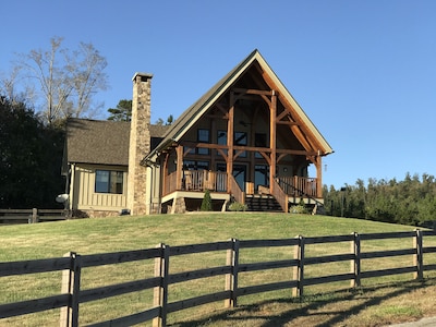 Timber frame guesthouse on our farm will not disappoint
