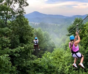 Get 25% off Nacoochee Adventures and Ziplining when you rent from us.