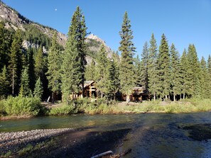 From across the creek