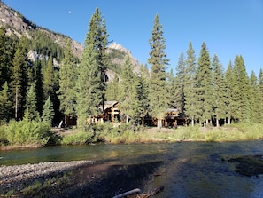 From across the creek