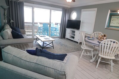 Mistral #8- The living room is bright & comfy.