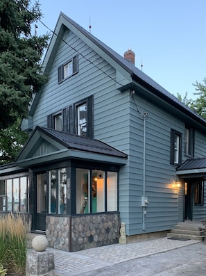 Historic farmhouse - double driveway has parking for four vehicles 