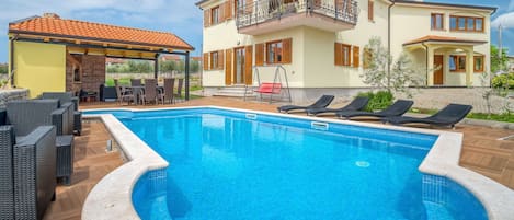 Acqua, Cielo, Pianta, Proprietà, Piscina, Costruzione, Azzurro, Shade, Casa, Mobili Da Esterno