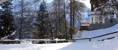 Snow, Winter, Tree, Property, Freezing, Home, House, Architecture, Slope, Building