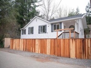 street parking and front of house