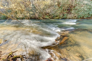 Private rock swimming area 