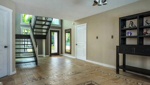 Front Entry with Beautiful Tiled Floor