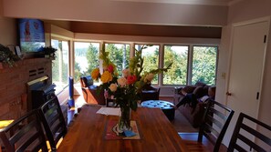 View from the dining room 