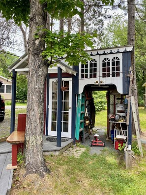 Out back shed