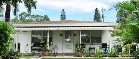 Front of the cottage