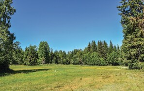 outside