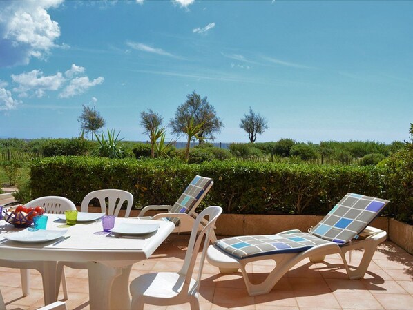 terrasse sur plage