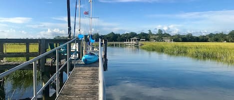 Your dock to enjoy in the backyard. Steps away. Kayak, Fish, Crab.....