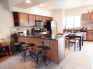 Breakfast Bar With Additional Seating