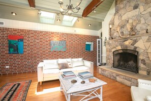Living Room and Fireplace