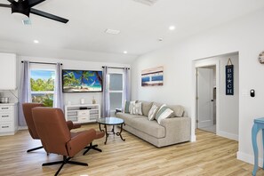 Living room with recliner chair