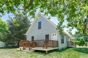 backyard and deck