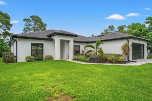 Front of the house.