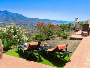 Sky, Furniture, Plant Community, Plant, Table, Azure, Chair, Natural Landscape, Outdoor Furniture, Interior Design