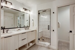 Master bath with steam shower