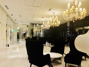 Sala de estar en el lobby