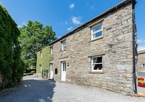 The exterior of East Cottage in Thwaite in the Yorkshire Dales national park.