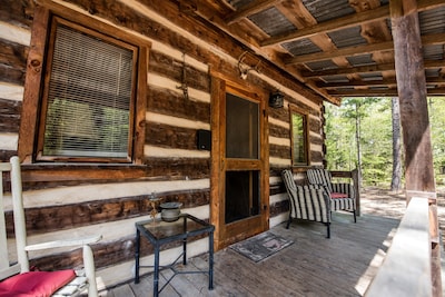 Log Cabin in Woods W/Trail & Scavenger Hunt Wood Fireplace, Lindale Canton Tyler