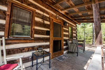 Log Cabin in Woods W/Trail & Scavenger Hunt Wood Fireplace, Lindale Canton Tyler