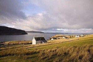 Rear of Cottage overlooking LochBay