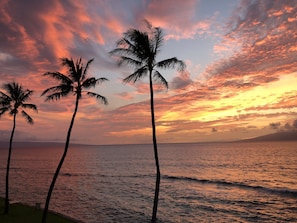 Sunset from your lanai... yes, this happens almost every night!