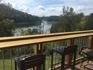 bar area on lower deck