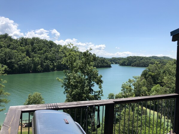 Summertime view and lake level