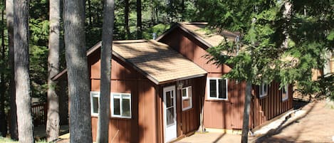 Cottage by George viewed from parking area.