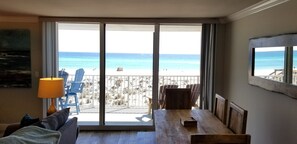 The balconies and views of the Gulf from the condo are amazing!