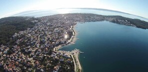Vista para a praia ou o mar