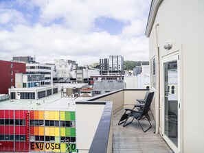 Udsigt fra balkon