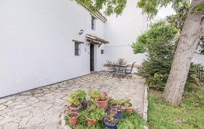 outside