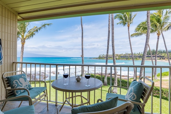 Sweeping Views from our Lanai of Napili Bay