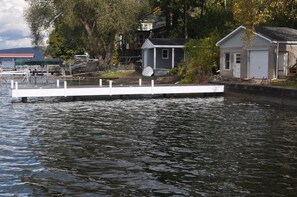New 40' dock with cleats for boats
