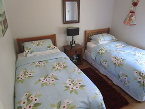 2nd bedroom with two King Single beds.